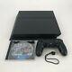 Sony Playstation 4 Black 500gb Good Condition With Controller + Game