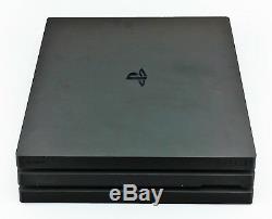Sony Playstation 4 PS4 Pro 1TB Console CUH-7215B Jet Black Good Shape