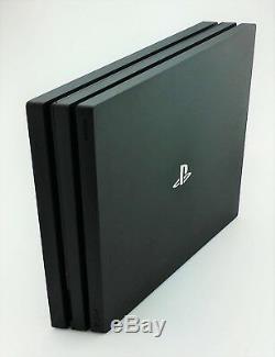 Sony Playstation 4 PS4 Pro 1TB Console CUH-7215B Jet Black Good Shape