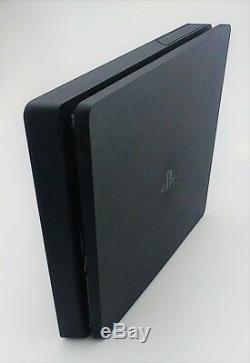 Sony Playstation 4 PS4 Slim 1TB Console CUH-2215B Jet Black Good Shape