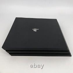 Sony Playstation 4 Pro Black 1TB Very Good Condition with Controller + Cables