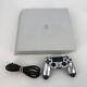 Sony Playstation 4 Pro Console White 1tb Good Condition With Controller + Power