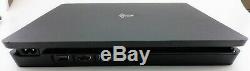 Sony Playstation 4 Slim 1TB Jet Black Console In Box Good Shape