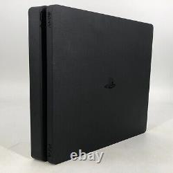 Sony Playstation 4 Slim Black 1TB Good Condition with Controllers + Cables + Games