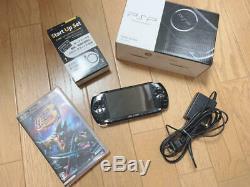 Sony Playstation Portable PSP-3000 Piano Black PSP Japan Very Good Condition