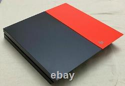 Sony Ps4 Playstation 4 500gb Black/orange + 1 Game Works Perfect Good Condition