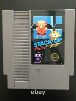 Stack-Up (Nintendo Entertainment System, 1985) Authentic Good Condition