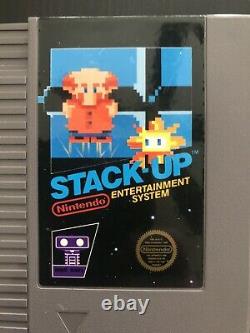 Stack-Up (Nintendo Entertainment System, 1985) Authentic Good Condition