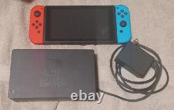 Stock Nintendo Switch Console 256gb with OEM dock charger Very Good Condition