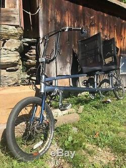 Sun tandem recumbent bicycle, IPS independent power system, blue, good condition