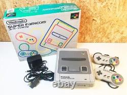 Super Famicom good condition with box 2 controllers Japan