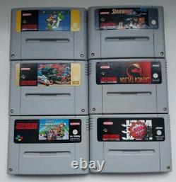 Super Nintendo Entertainment System Console Bundle Good Condition SNES PAL