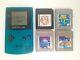 Teal Blue Nintendo Game Boy Color Console Good Condition + 4 Games Working