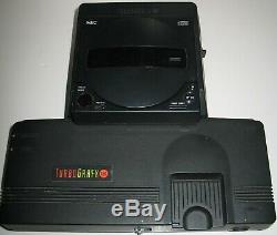 Turbografx-16 + CD system + Carrying Case + CD Dock / Very Good condition
