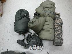 US Military 5 Piece Modular Sleeping Bag Sleep System Good Condition