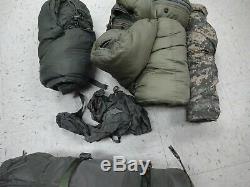 US Military 5 Piece Modular Sleeping Bag Sleep System Good Condition