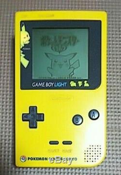 Used Game Boy Light Pikachu ver. Pokemon Center Limited Good Condition F/S Japan