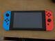 Used Nintendo Switch 32gb Neon Red/neon Blue Console Used Good Condition