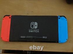 Used Nintendo Switch 32GB Neon Red/Neon Blue Console used good condition