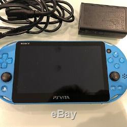 Very Rare Good Condition PS Vita 2000 PCH-2000 Blue Sony PlayStation
