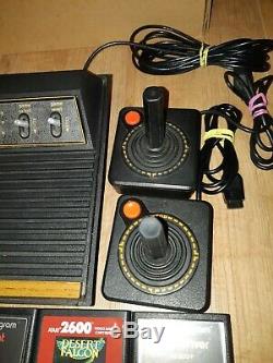 Vintage Atari 2600 Games Console Good Working Condition in original box, 6 games