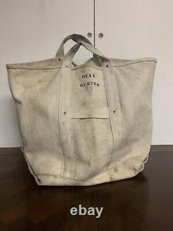 Vintage Bell System Canvas Lineman Bag VERY GOOD Condition