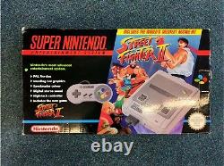 Vintage Super Nintendo (SNES) Streetfighter 2 console bundle Good Condition