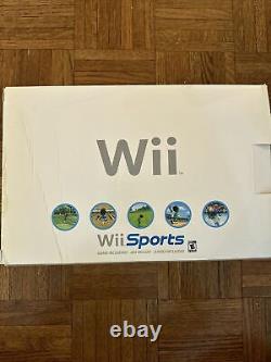 White Nintendo Wii System Console Wii Sports Bundle Good Condition Complete