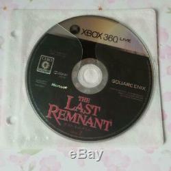 Xbox 360 Last Remnant Console Japan GOOD CONDITION RARE ITEM