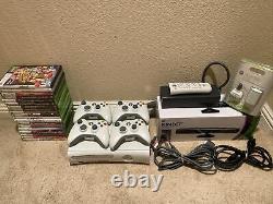 Xbox 360 Pro 20gb White Console Bundle Tested In Good Working Condition