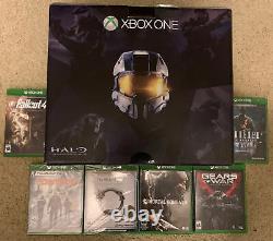 Xbox One 500GB Console Tested Good Condition Games Controller Cords & 6 Games