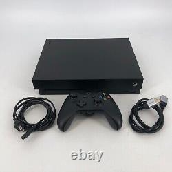 Xbox One X Black 1TB Very Good Condition with HDMI/Power Cables + Controller