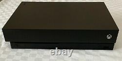 Xbox One X Console 1tb Black +3 Games + Warranty + Works Perfect Good Condition