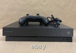 Xbox One X Project Scorpio Edition 1TB Console Black Very Good Condition