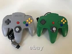 1996 Console Nintendo 64 Avec 2 Contrôleurs Et 3 Jeux En Bon État
