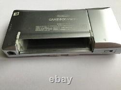 Argent Console Gameboy Micro Nintendo Japon Très Bon État Boxed Gbm-03