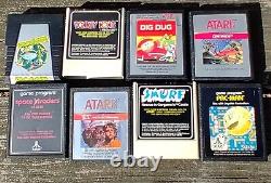 Atari 2600 Console Accessoires Jeux. Très Bon État Avec 19 Jeux Vidéo