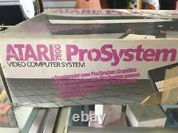 Atari 7800 Pro System Console Boxed Testé Très Bonne Forme! Expédition Rapide