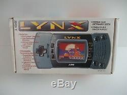 Atari Lynx 2 Console En Boîte Avec Inserts (testé Et Travail) Bon État