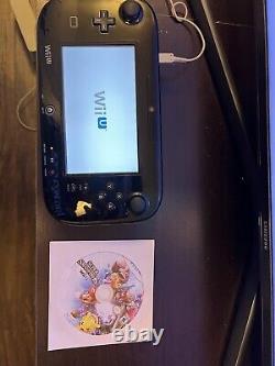 Black 32gb Nintendo Wii U Console Bundle (avec 2 Jeux), Bon État