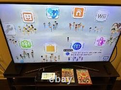 Black 32gb Nintendo Wii U Console Bundle (avec 3 Jeux), Bon État