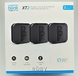 Blink Xt2 Extérieur / Intérieur De Sécurité Hd Gratuit Fil 3 Système De Caméra En Boîte Bonne Forme