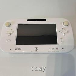 Boîte de console Nintendo Wii U Premium Set Blanche Shiro 32 Go en bon état japonaise