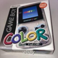 Bon état Game Boy Color boîtier transparent inclus 00253513974 nonh