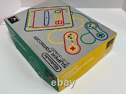 Bon état SNES Nintendo SFC Super Famicom Console dans la boîte testée