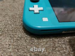 Boxed Nintendo Switch Lite Blue Teal 32 Go Handheld Gaming Console Bon État