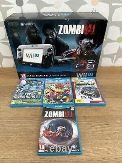 Boxed Wii U = Zombi U Pack Premium Avec Jeux Supplémentaires En Bon État