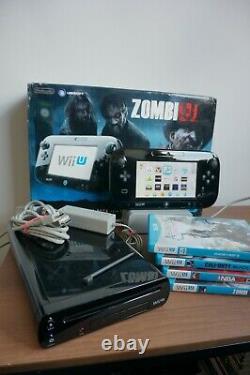 Boxed Wii U = Zombi U Pack Premium Avec Jeux Supplémentaires En Très Bon État