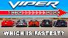 Chaque Dodge Viper Testée 0 à 60 Mph