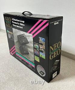 Console NEO GEO AES + MAX330 avec boîte SNK Test confirmé en bon état depuis JP